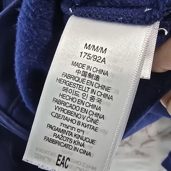 Marmot Hoodie Mens Medium Blue Full Zip Sweatshirt Jacket Logo Cotton - Picture 9 of 12